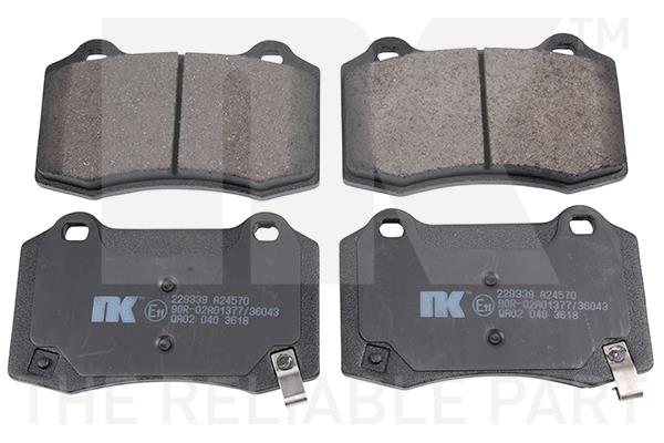 NK 229339 Brake Pad Set, disc brake 229339