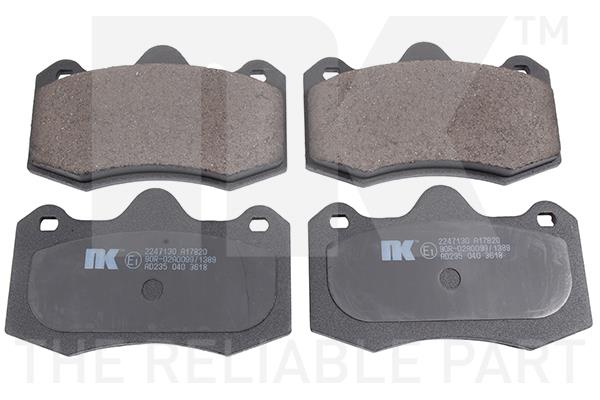 NK 2247130 Brake Pad Set, disc brake 2247130