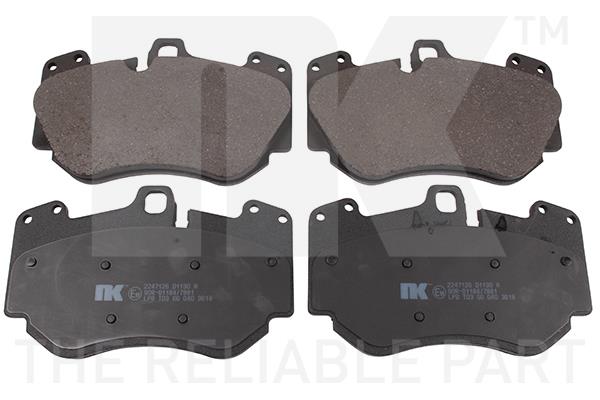 NK 2247126 Brake Pad Set, disc brake 2247126