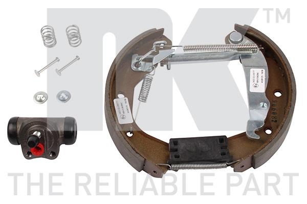 NK 443641302 Brake shoes with cylinders, set 443641302