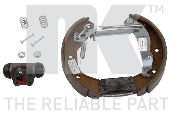 NK 443641303 Brake shoes with cylinders, set 443641303