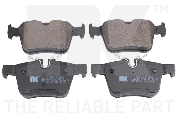 NK 229994 Brake Pad Set, disc brake 229994