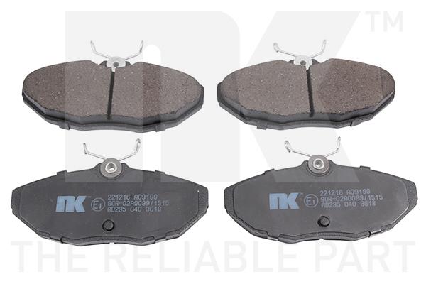 NK 221216 Brake Pad Set, disc brake 221216
