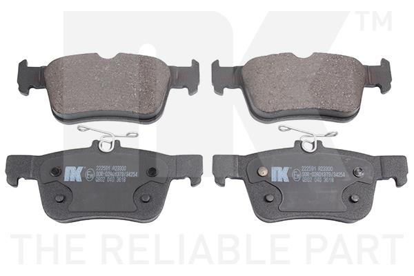 NK 222591 Brake Pad Set, disc brake 222591