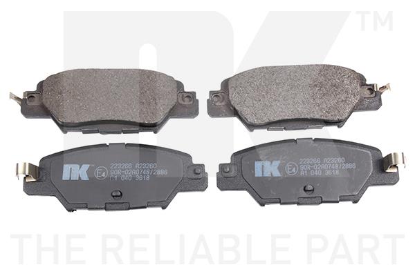 NK 223266 Brake Pad Set, disc brake 223266