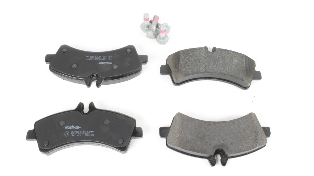 Rear brake pad set Woking P13473.00
