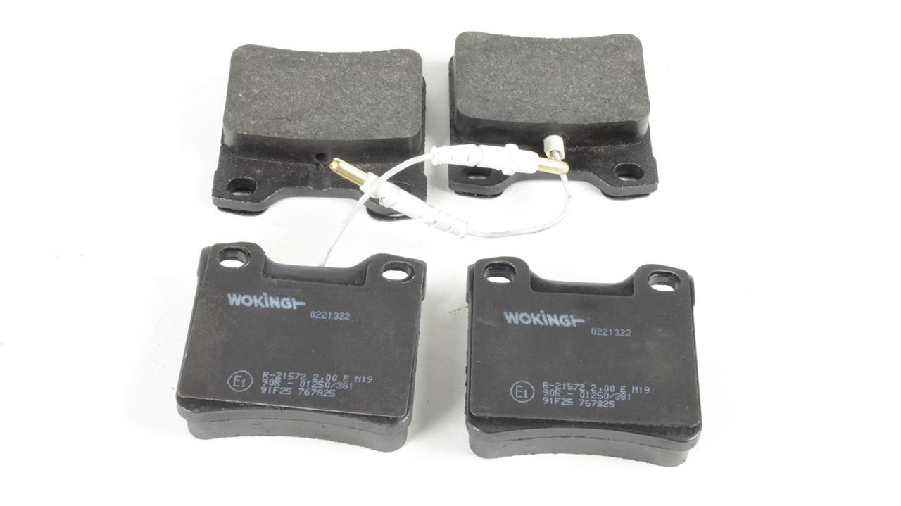 Brake pad set Woking P2213.22