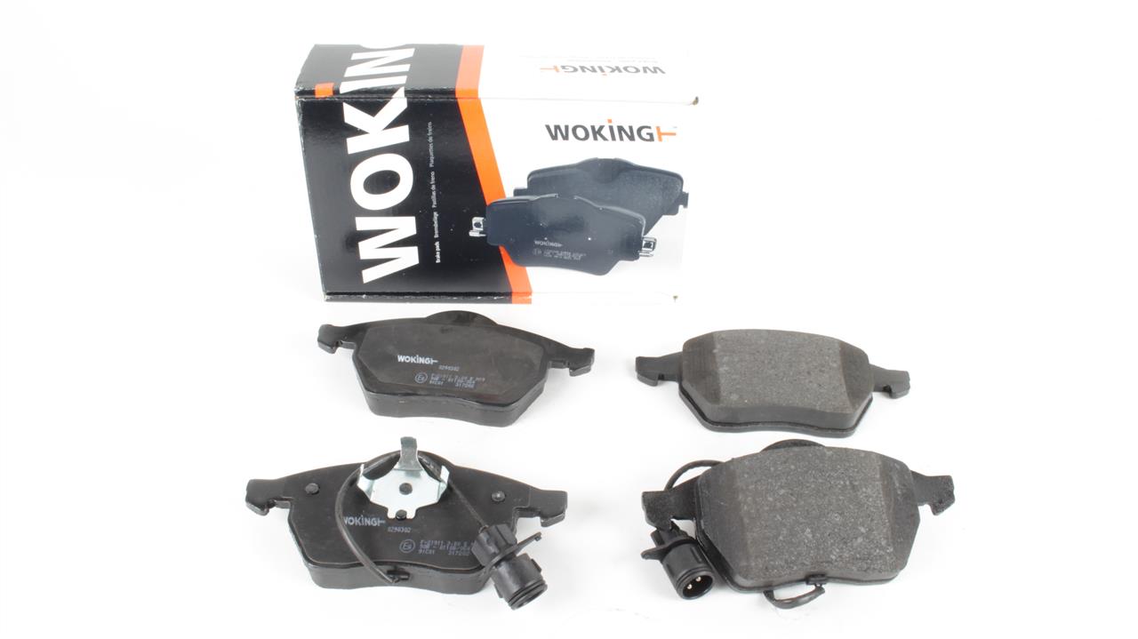 Brake Pad Set, disc brake Woking P2903.02