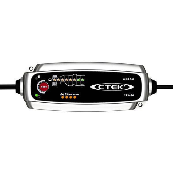 Ctek 56-998 Charger CTEK MXS 5.0 12V, 1.2/110Ah, charging current 5A 56998