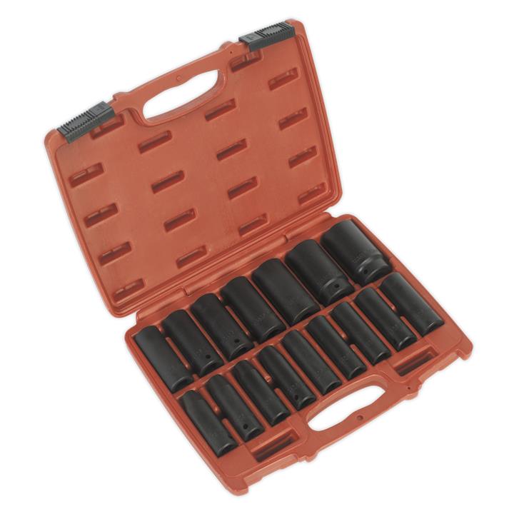 AK5816M Sealey Impact socket set, 1/2"