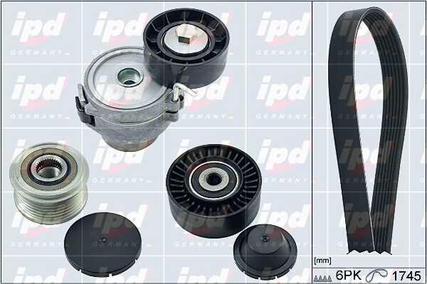 IPD 20-1908 Drive belt kit 201908