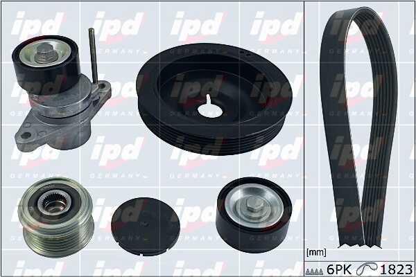 IPD 20-1868 Drive belt kit 201868