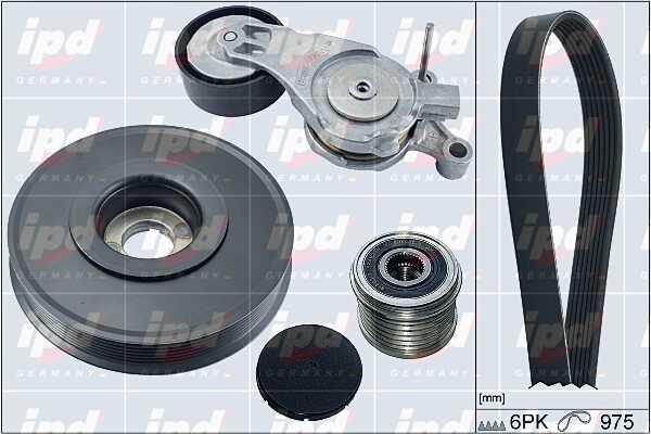 IPD 20-1861 Drive belt kit 201861
