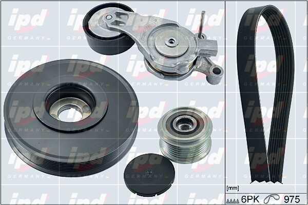 IPD 20-1860 Drive belt kit 201860