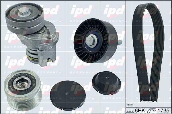 IPD 20-1858 Drive belt kit 201858