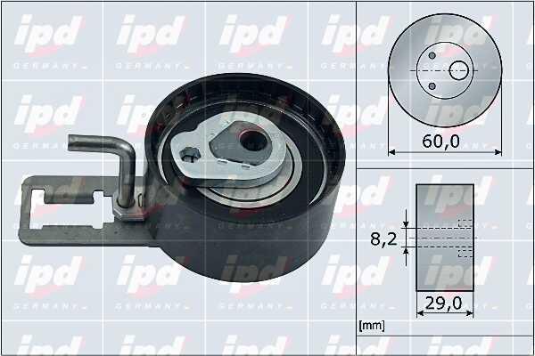 IPD 15-4145 Tensioner pulley, timing belt 154145