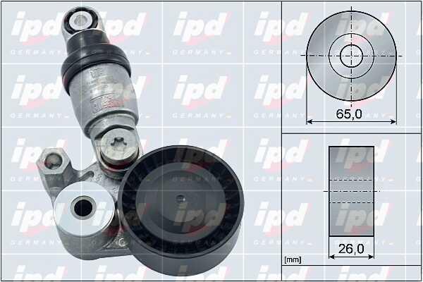 IPD 15-4126 Belt tensioner damper 154126