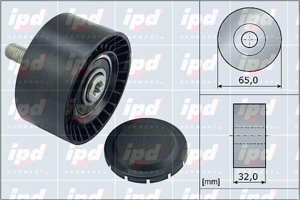 IPD 15-4084 V-ribbed belt tensioner (drive) roller 154084