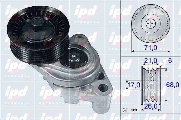IPD 15-3950 Belt tightener 153950