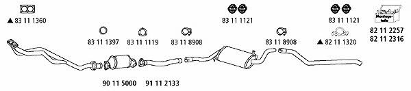  AU_110 Exhaust system AU110