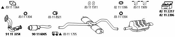 HJS Leistritz AU_231 Exhaust system AU231