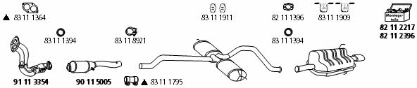  AU_232 Exhaust system AU232