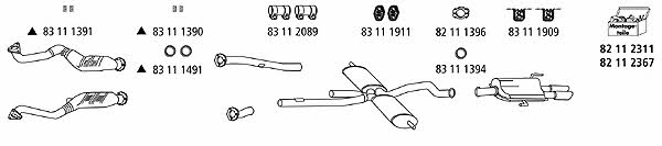 HJS Leistritz AU_246 Exhaust system AU246