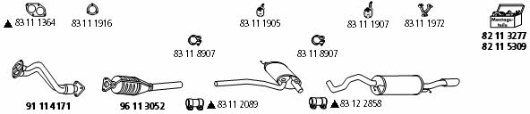 HJS Leistritz AU_273 Exhaust system AU273