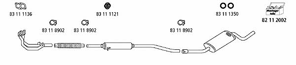 HJS Leistritz AU_4 Exhaust system AU4