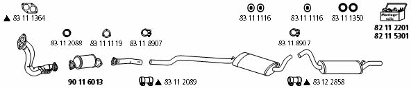 HJS Leistritz AU_414 Exhaust system AU414