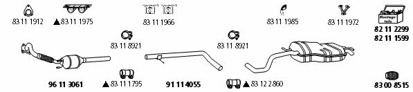 HJS Leistritz AU_44 Exhaust system AU44