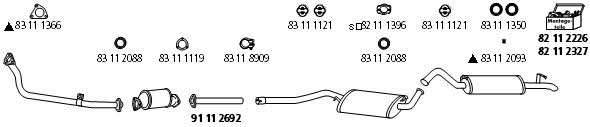 HJS Leistritz AU_540 Exhaust system AU540