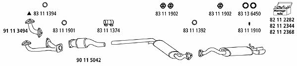  AU_602 Exhaust system AU602