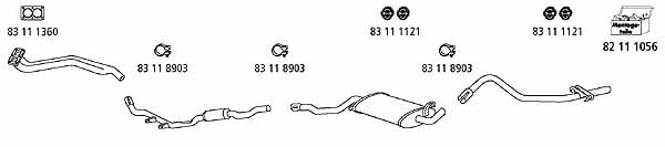 HJS Leistritz AU_64 Exhaust system AU64