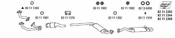 HJS Leistritz AU_650 Exhaust system AU650