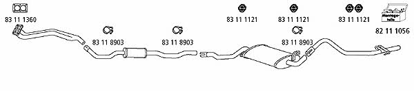 HJS Leistritz AU_86 Exhaust system AU86