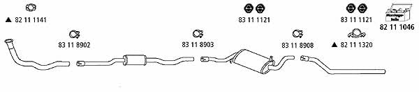  AU_88 Exhaust system AU88