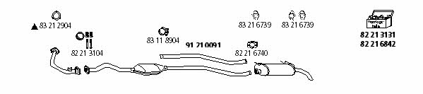 HJS Leistritz CI_41 Exhaust system CI41