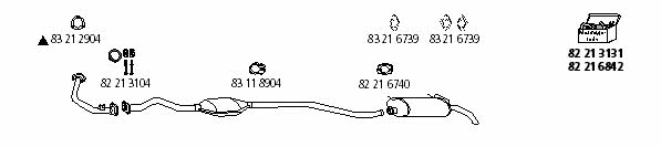 HJS Leistritz CI_51 Exhaust system CI51