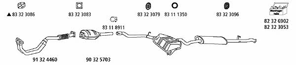 HJS Leistritz FI_198 Exhaust system FI198