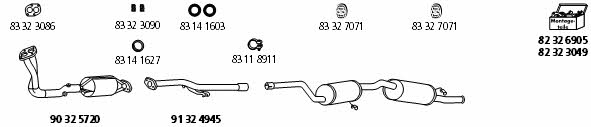 HJS Leistritz FI_61 Exhaust system FI61