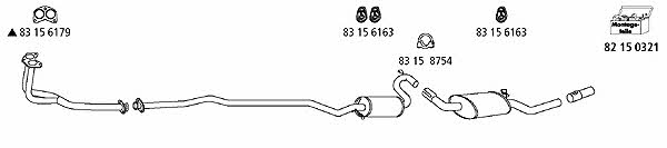 HJS Leistritz FO_201 Exhaust system FO201