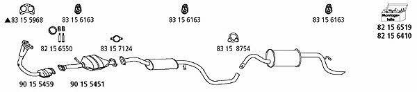 HJS Leistritz FO_238 Exhaust system FO238