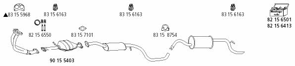  FO_241 Exhaust system FO241