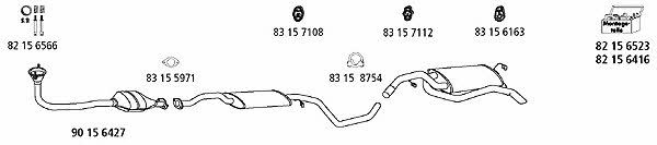 HJS Leistritz FO_251 Exhaust system FO251