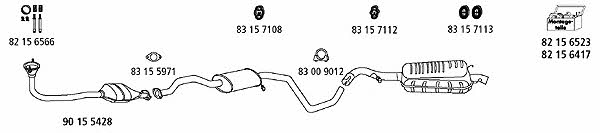  FO_255 Exhaust system FO255