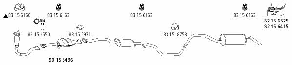 FO_269 Exhaust system FO269
