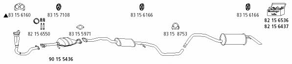 HJS Leistritz FO_270 Exhaust system FO270