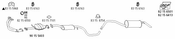  FO_272 Exhaust system FO272