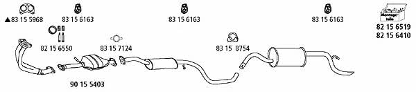  FO_313 Exhaust system FO313